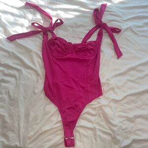 Grey bandit bodysuit